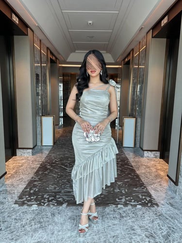 فستان سهرة قصير