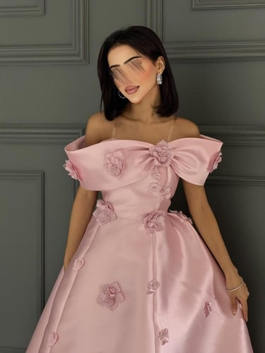 فستان ميكادو اوف شولدر زهري