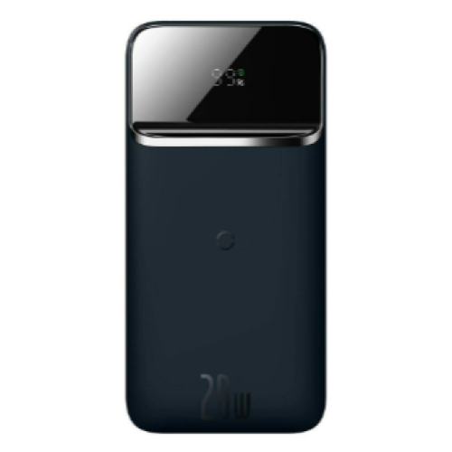 Portable battery Beisus 10 thousand with wireless charging with capacity 20 watts blue