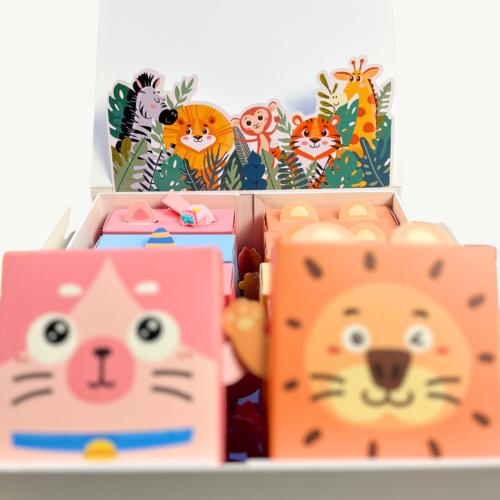 12 بوكس عيدية حيوانات الغابة