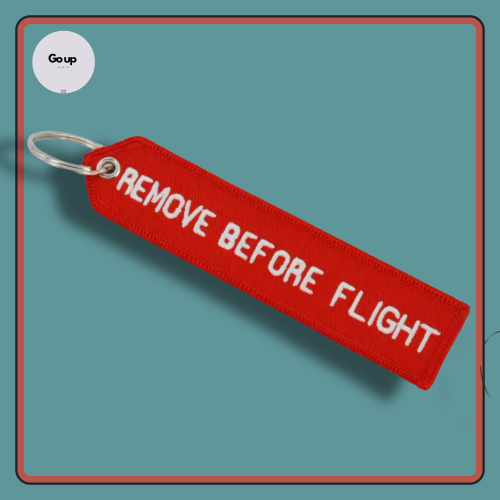 remove before flight - احمر