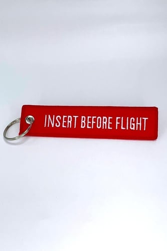 insert before flight - احمر