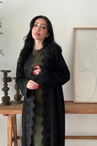 عباية كريب مع كلفة جوبير