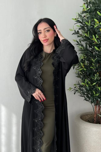 عباية كريب مع كلفة جوبير