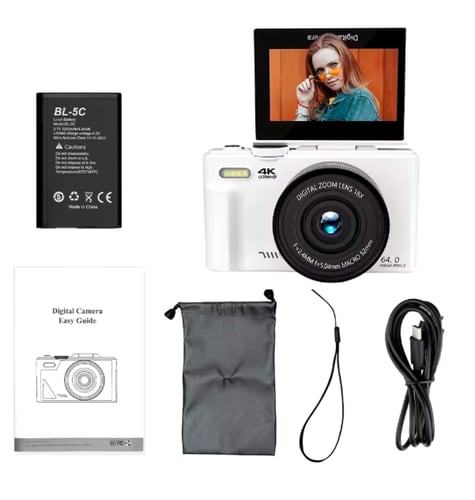 كاميرا ديجيتال لينس 4K