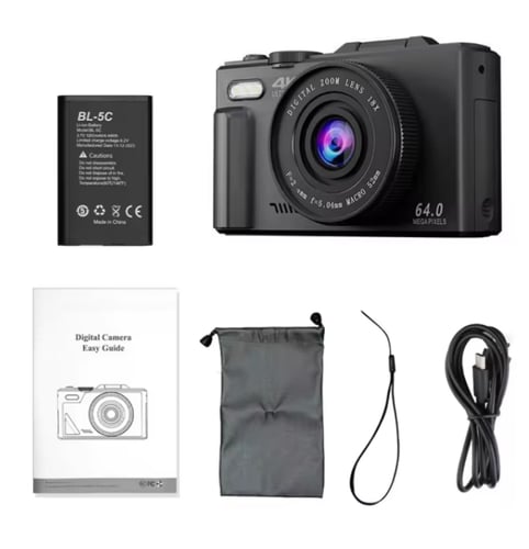 كاميرا ديجيتال لينس 4K