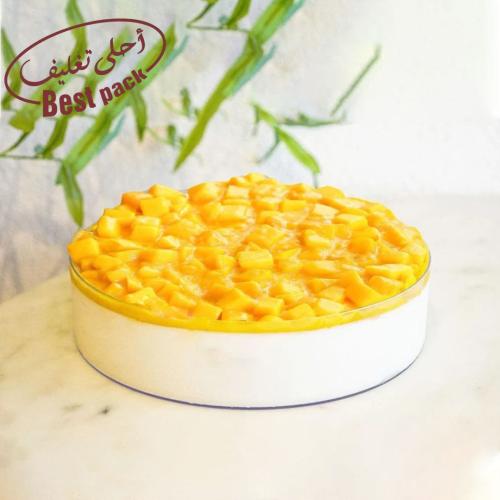 علب اكريلك دائرية شفافة