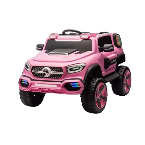 سيارة أطفال كهربائي دفع رباعي 4 محركات وأضواء وتحكم عن بعد ، موسيقى، أضواء LED BCR7867