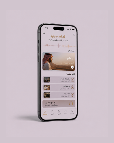 تصميم قصايد صوتية