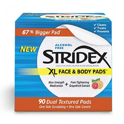 ستريدكس مسحات الجسم والوجه قطنية كبيرة الحجم 90 قط...