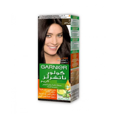 صبغة كولور ناتشرلز دائمه و مغذية للشعرمع بلسم بني...