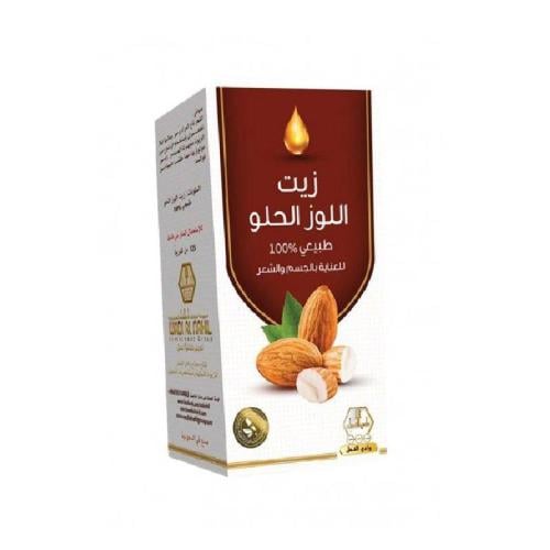 وادى النحل زيت اللوز الحلو للعناية بالشعر والجسم -...