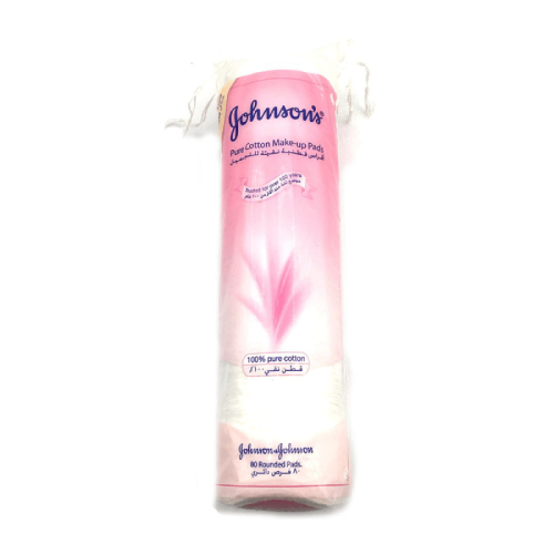 اقراص قطنية جونسون للمكياج 80 قرص دائري
