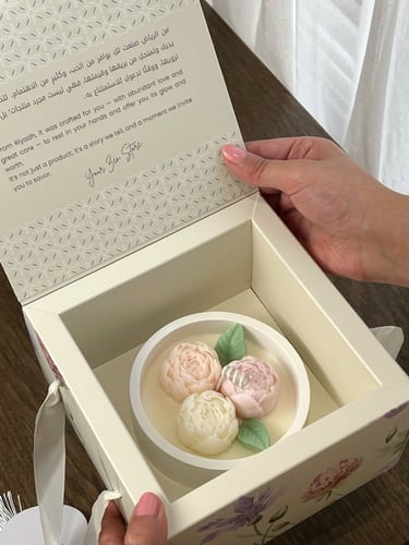 بوكس شموع توزيعات العيد - حجم متوسط