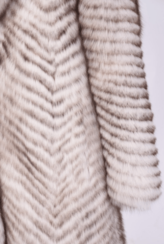 جاكيت فرو ثعلب طبيعي