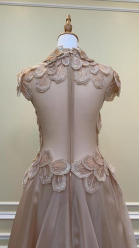 فستان سهرة بيج