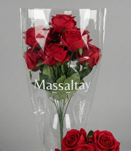 باقة ورد مخملي