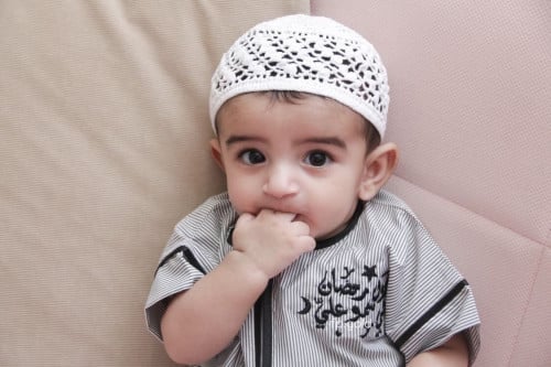 طاقيه للاطفال