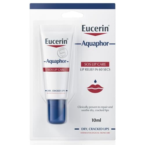 مرطب شفاه Eucerin Aquaphor، عناية فورية للشفاه الج...