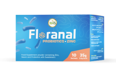 ان اتش اس فلورانال بروبيوتك + زنك 10 أكياس FLORANA...