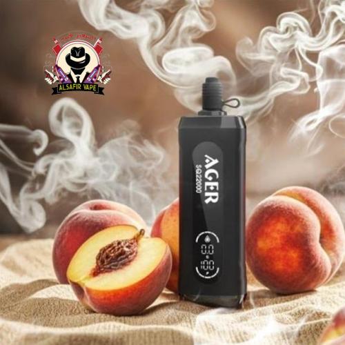 سحبة اجير شيشة 22000 خوخ مكس PEACH MAX