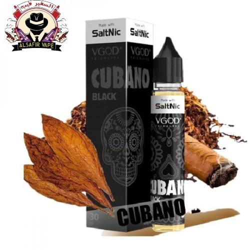 نكهة فيجود سولت كوبانو بلاك 30 مل VGOD Cubano Blac...