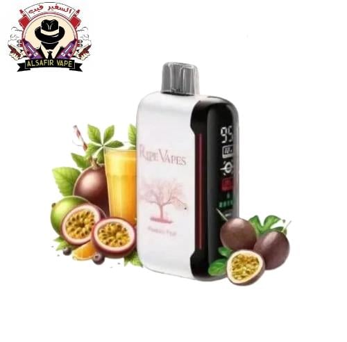 سحبة رايب فيبز نكهة باشن فروت 20000 بف Ripe Vapes...