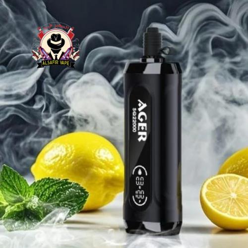 سحبة اجير شيشة 22000 ليمون نعناع LEMON MINT