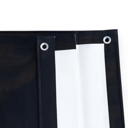 طربال بلاستيك, مع حلقات تثبيت, مقاس 10×15, أسود مع...