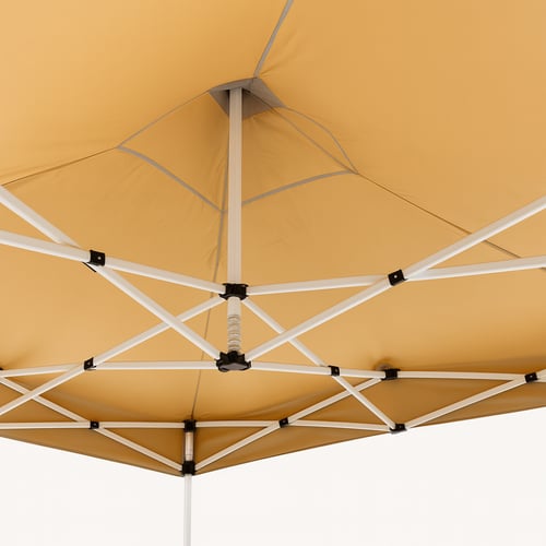 مظلة الحدائق, قابلة للطي, مقاس 3×3 متر,بيج