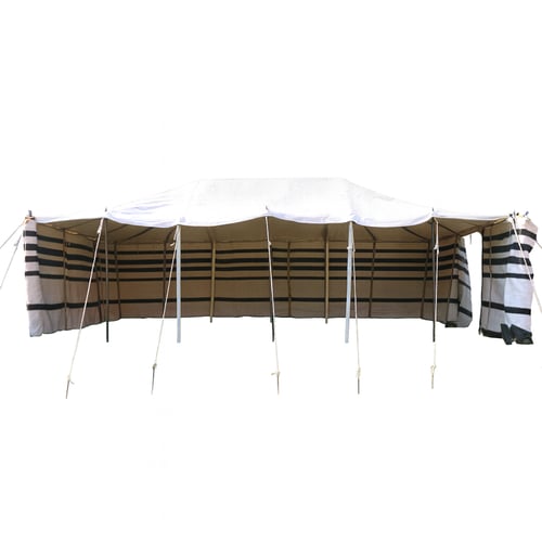 بيت شعر تركي, مقاس 5×7×2 ياردة, أبيض