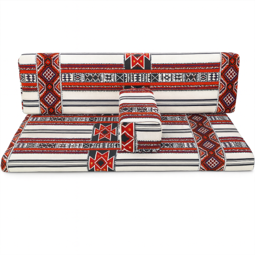 جلسة تراثية بالنقشة النجدية, مقاس 200×70 سم, حشو إ...