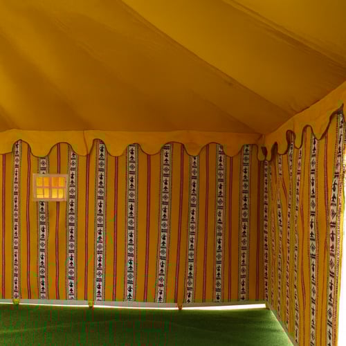 الوسام, خيمة ثلاث طبقات, مقاس 5×8 ياردة, أبيض