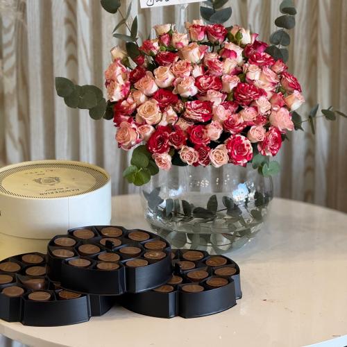 حلاوه هان فريان مع فازه ورد