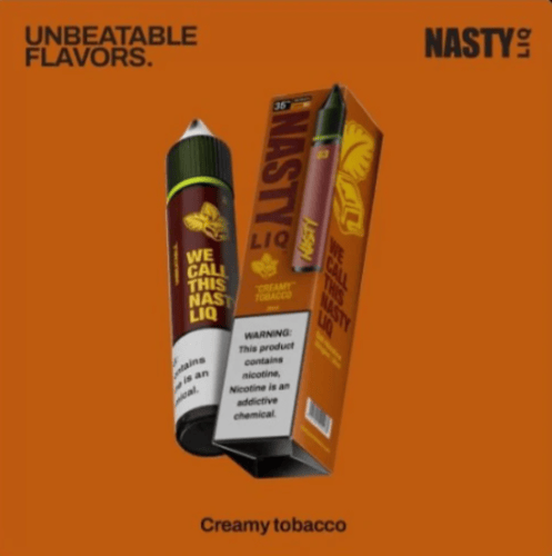 نكهة ناستي كريمة توباكو Nasty Liq Creamy Tobacco