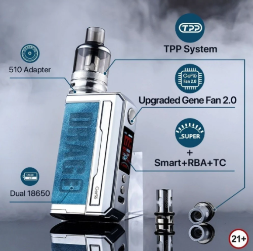 جهاز شيشة فوبو دراق 3 تي بي بي اكس تانك VOOPOO Dra...