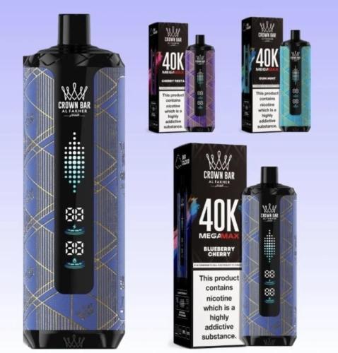 شيشة الفاخر كراون بار ميجا ماكس 40000 سحبة Al Fakh...