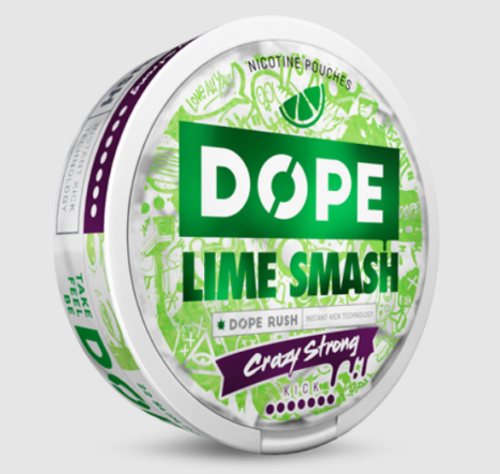 اظرف نيكوتين دوبي ليمون 20 نيكوتين DOPE Lime Smash...