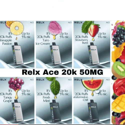 سحبة ريلكس ايس 20 الف موش Relx Ace 20000 Puffs