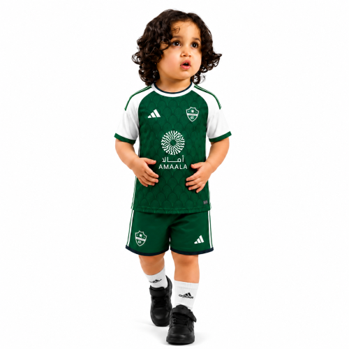 طقم الاهلي الاساسي للأطفال الجديد2027