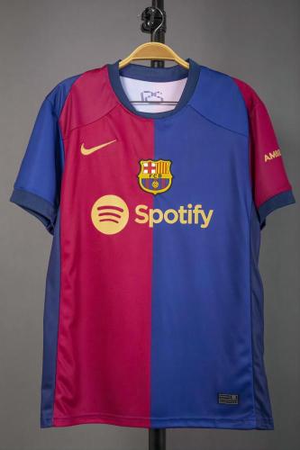 تيشيرت برشلونه الأساسي الجديد 2024_2025 مقاسات رجا...