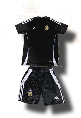 طقم النصر الاسود الجديد2025 متجرالنجم