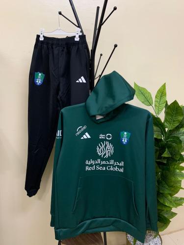 طقم شتوي نادي الاهلي الجديد2025 لون زيتي