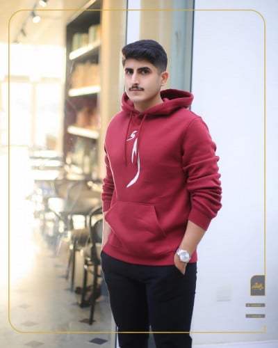 هودي شتوي مع كتابة الاسم او الحرف