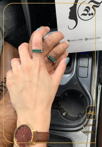 خواتم تاريخ الميلاد او ذكرا الزواج كوبل رجالي ونسا...