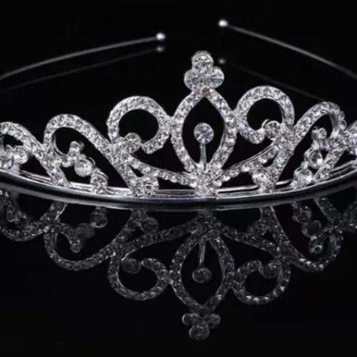 Luxury crystal hair crown