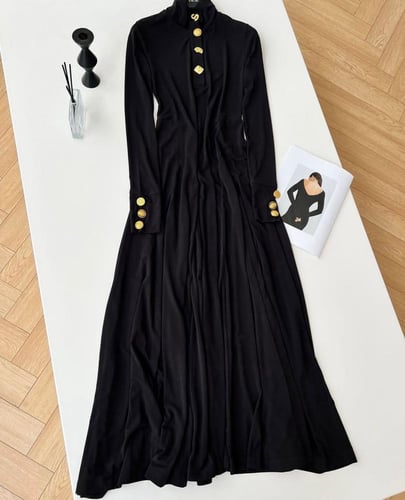 فستان فخم اسود