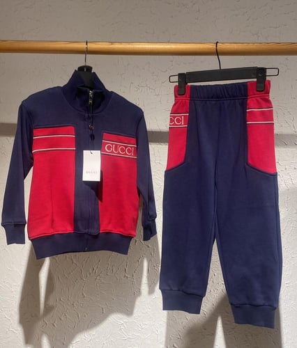 بدل رياضية ولادي وبناتي مريحة بسحاب أمامي