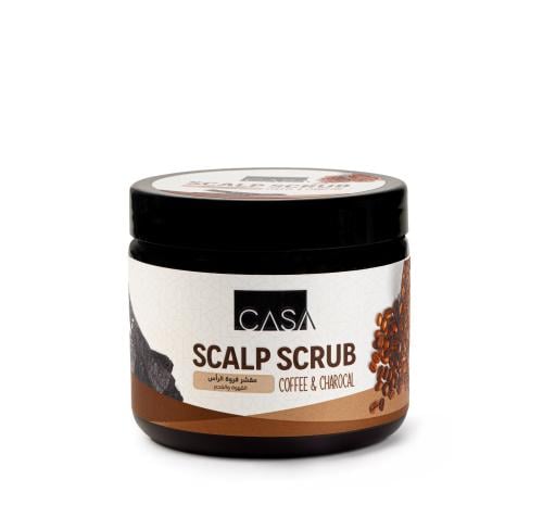 مقشر فروة الرأس بالقهوة لتنقية الفروة وتحفيز النمو...
