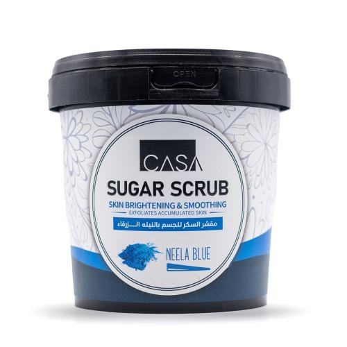 مقشر كازا الطبيعي للجسم بالنيلة الزرقاء – 600 غ